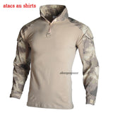 Outdoor Airsoft Paintball Clothing Military Shooting Uniform Tactical Combat Camouflage Shirts Cargo Pants Elbow Knee Pads Suits
