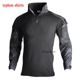 Outdoor Airsoft Paintball Clothing Military Shooting Uniform Tactical Combat Camouflage Shirts Cargo Pants Elbow Knee Pads Suits